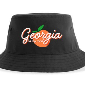 Georgia On My Mind Vacation Souvenir Sustainable Bucket Hat