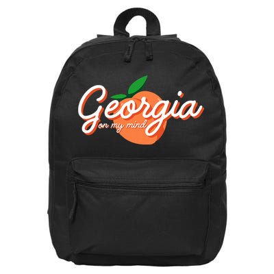 Georgia On My Mind Vacation Souvenir 16 in Basic Backpack