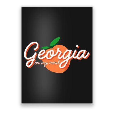 Georgia On My Mind Vacation Souvenir Poster