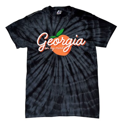 Georgia On My Mind Vacation Souvenir Tie-Dye T-Shirt