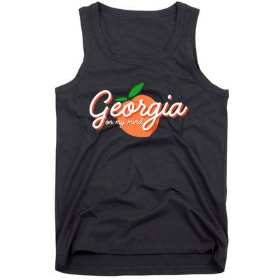 Georgia On My Mind Vacation Souvenir Tank Top