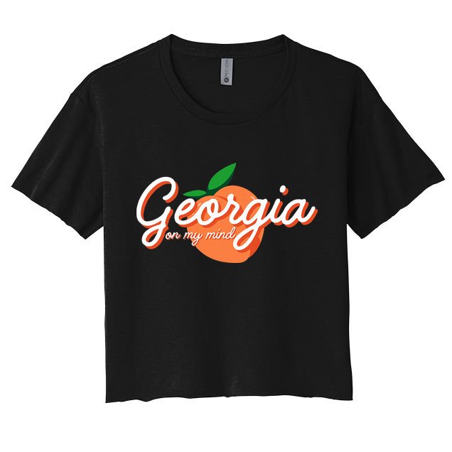 Georgia On My Mind Vacation Souvenir Crop Top