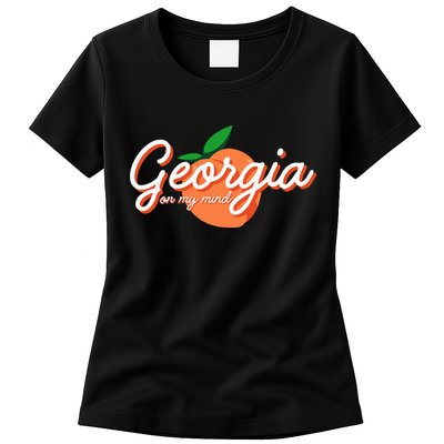 Georgia On My Mind Vacation Souvenir Womens T-Shirt