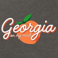 Georgia On My Mind Vacation Souvenir Cotton Canvas Backpack
