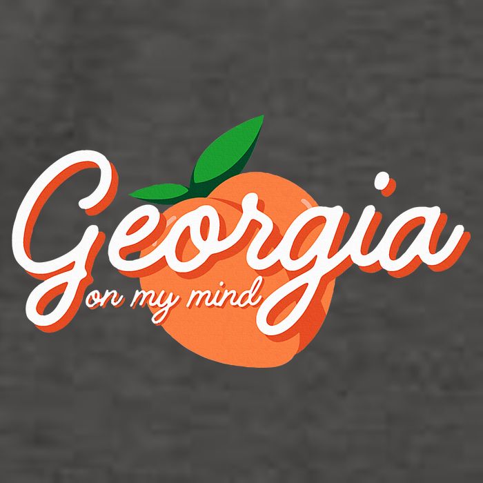 Georgia On My Mind Vacation Souvenir Vector Backpack