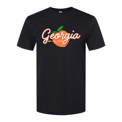 Georgia On My Mind Vacation Souvenir Softstyle CVC T-Shirt