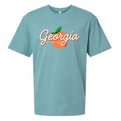 Georgia On My Mind Vacation Souvenir Sueded Cloud Jersey T-Shirt