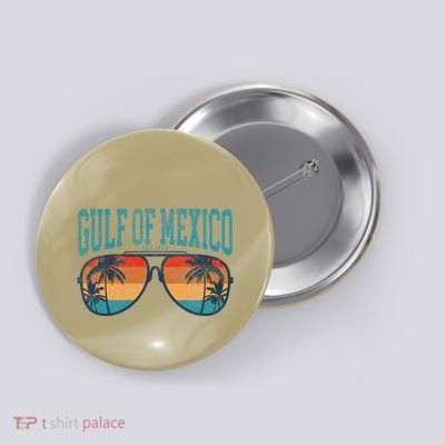 Gulf Of Mexico Beach Palms Summer Shader Button
