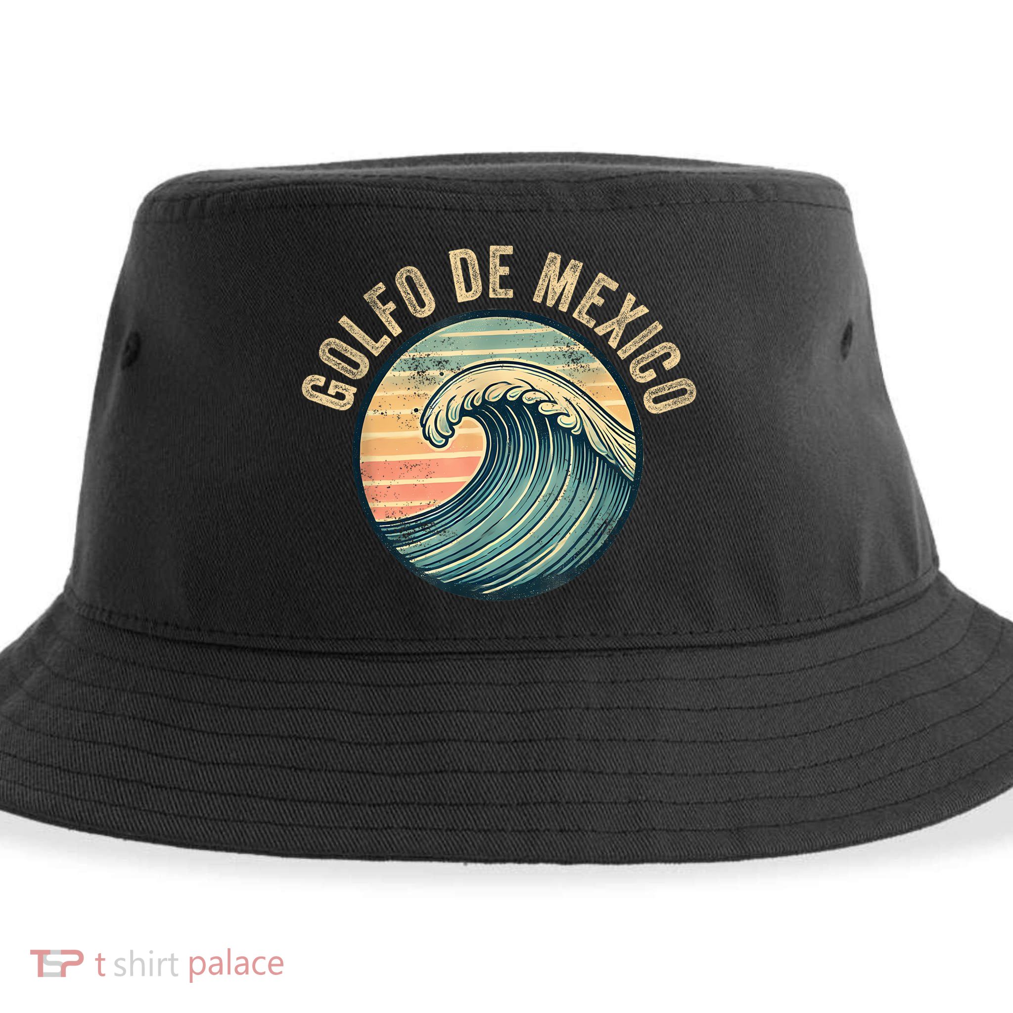 Golfo Of Mexico Souvenir Sustainable Bucket Hat