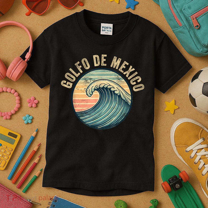 Golfo Of Mexico Souvenir Kids T-Shirt