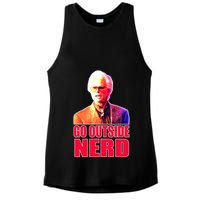 Go Outside Nerd Baby Billy Chirps Ladies PosiCharge Tri-Blend Wicking Tank