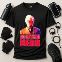 Go Outside Nerd Baby Billy Chirps Cooling Performance Crew T-Shirt