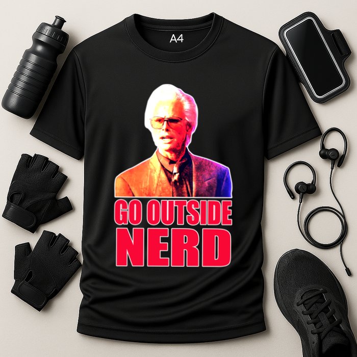 Go Outside Nerd Baby Billy Chirps Cooling Performance Crew T-Shirt