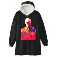 Go Outside Nerd Baby Billy Chirps Hooded Wearable Blanket