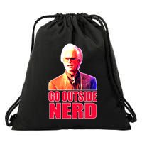 Go Outside Nerd Baby Billy Chirps Drawstring Bag