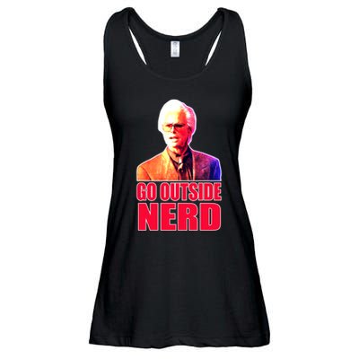 Go Outside Nerd Baby Billy Chirps Ladies Essential Flowy Tank