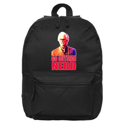 Go Outside Nerd Baby Billy Chirps 16 in Basic Backpack