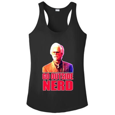 Go Outside Nerd Baby Billy Chirps Ladies PosiCharge Competitor Racerback Tank