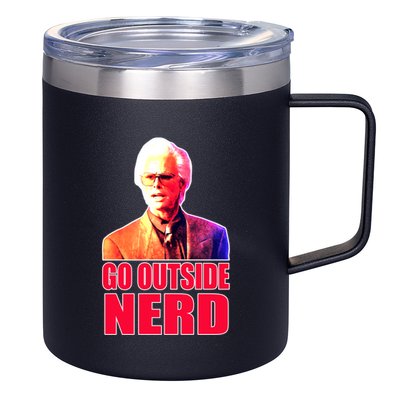 Go Outside Nerd Baby Billy Chirps 12oz Stainless Steel Coffee Mug