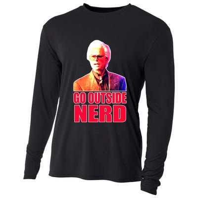 Go Outside Nerd Baby Billy Chirps Cooling Performance Long Sleeve Crew