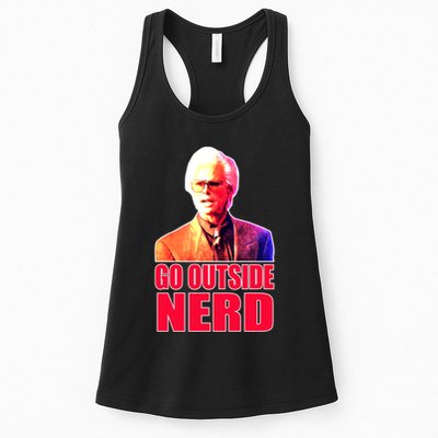 Go Outside Nerd Baby Billy Chirps Womens Tank Top