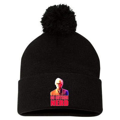 Go Outside Nerd Baby Billy Chirps Pom Pom 12in Knit Beanie