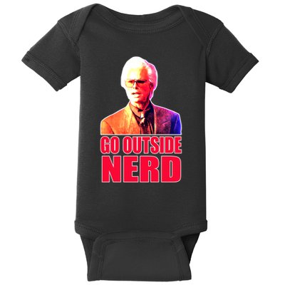 Go Outside Nerd Baby Billy Chirps Baby Bodysuit