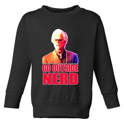 Go Outside Nerd Baby Billy Chirps Toddler Sweatshirt