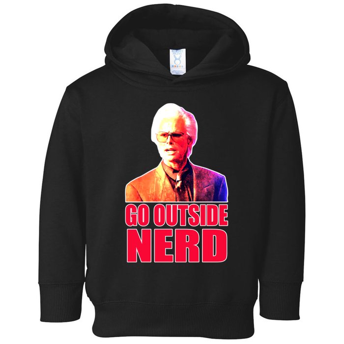 Go Outside Nerd Baby Billy Chirps Toddler Hoodie