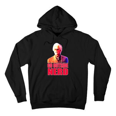 Go Outside Nerd Baby Billy Chirps Tall Hoodie