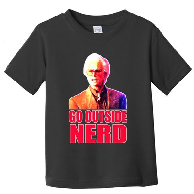 Go Outside Nerd Baby Billy Chirps Toddler T-Shirt