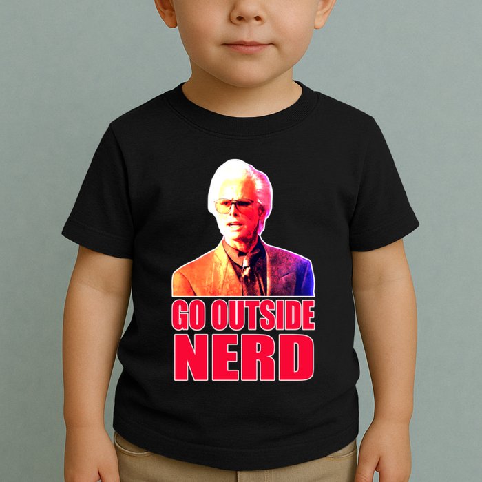 Go Outside Nerd Baby Billy Chirps Toddler T-Shirt