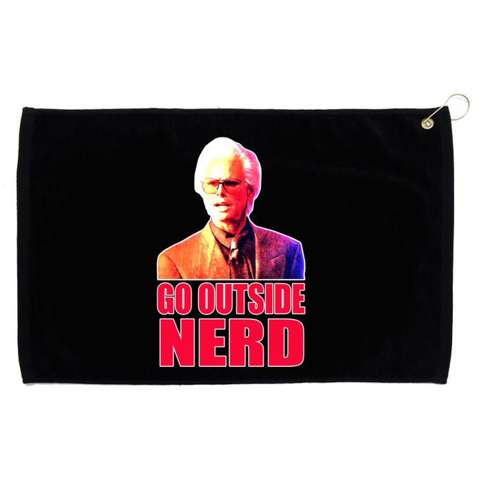 Go Outside Nerd Baby Billy Chirps Grommeted Golf Towel