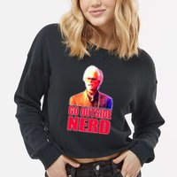Go Outside Nerd Baby Billy Chirps Cropped Pullover Crew