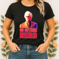 Go Outside Nerd Baby Billy Chirps Womens T-Shirt