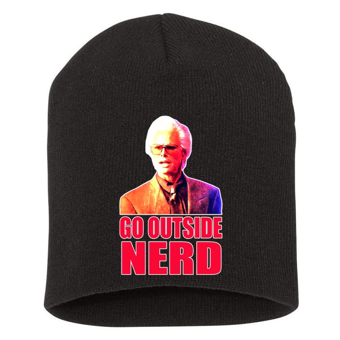 Go Outside Nerd Baby Billy Chirps Short Acrylic Beanie