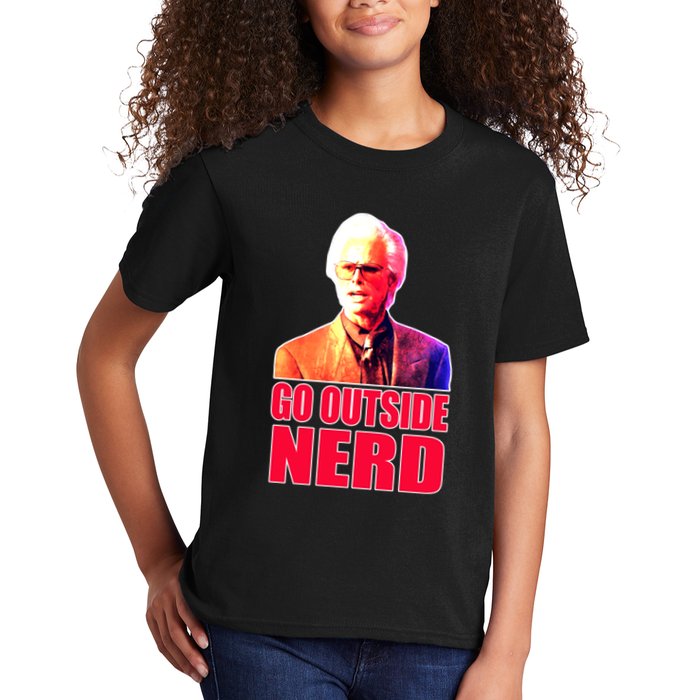 Go Outside Nerd Baby Billy Chirps Kids T-Shirt