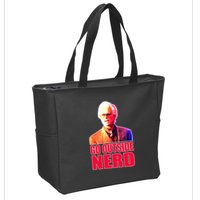 Go Outside Nerd Baby Billy Chirps Zip Tote Bag