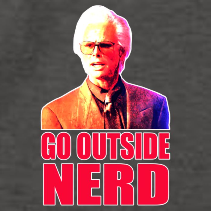 Go Outside Nerd Baby Billy Chirps Vector Backpack