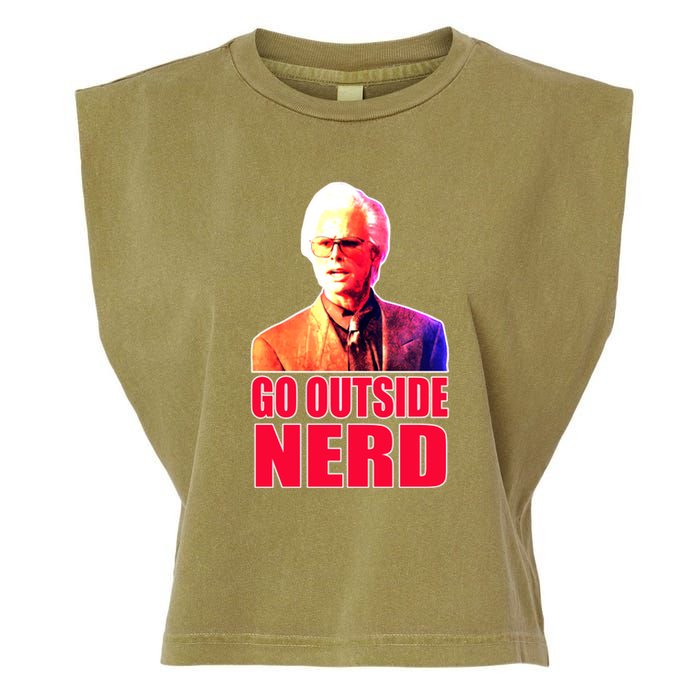 Go Outside Nerd Baby Billy Chirps Garment-Dyed Women's Muscle Tee