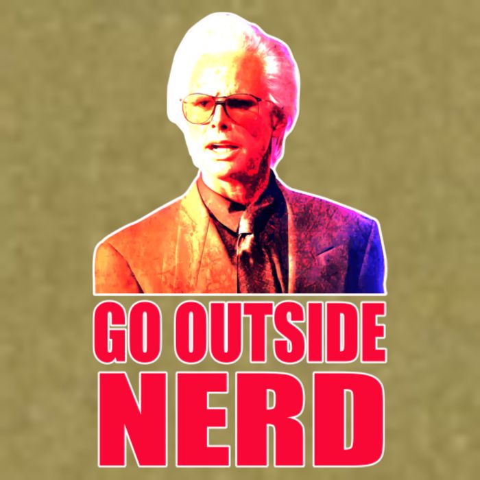 Go Outside Nerd Baby Billy Chirps Garment-Dyed Women's Muscle Tee