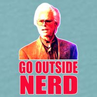 Go Outside Nerd Baby Billy Chirps Sueded Cloud Jersey T-Shirt