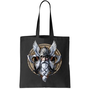 God Odin Norse Viking Warrior Nordic Pagan Tote Bag