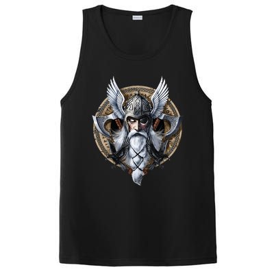 God Odin Norse Viking Warrior Nordic Pagan PosiCharge Competitor Tank