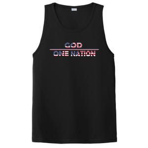 God One Nation Under God Patriotic For Christian Meaningful Gift PosiCharge Competitor Tank