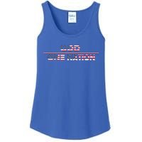 God One Nation Under God Patriotic For Christian Meaningful Gift Ladies Essential Tank