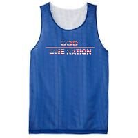 God One Nation Under God Patriotic For Christian Meaningful Gift Mesh Reversible Basketball Jersey Tank