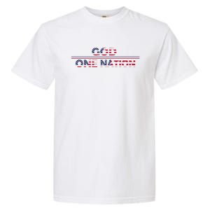 God One Nation Under God Patriotic For Christian Meaningful Gift Garment-Dyed Heavyweight T-Shirt