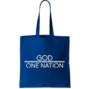 God One Nation Under God Patriotic For Christian Gift Tote Bag