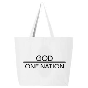 God One Nation Under God Patriotic For Christian Gift 25L Jumbo Tote